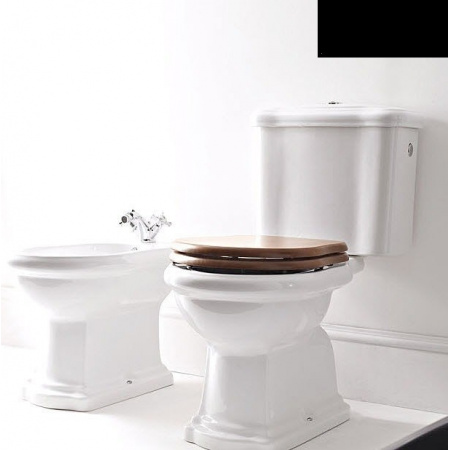 Kerasan Retro Miska WC stojąca 72x38,5 cm, czarny 101204