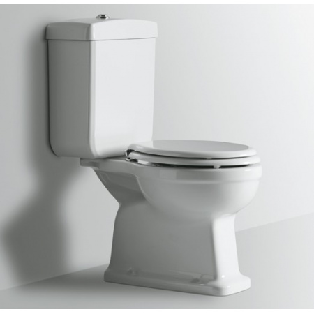Simas Londra Muszla klozetowa miska WC kompaktowa 39,5x67,5 cm, biała LO931