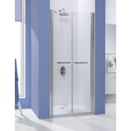 Sanplast Prestige DD/PRIII Drzwi prysznicowe - 120/195 biały szkło przezroczyste 600-073-0960-01-401