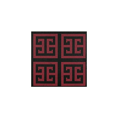 BISAZZA Key Red mozaika szklana czerwona/różowa (BIMSZKR)