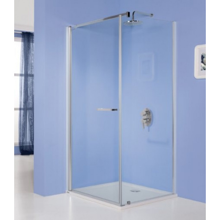 Sanplast Prestige KNDJ/PRIII Kabina prysznicowa narożna - 80/90/198 biały szkło przezroczyste 600-073-0120-01-401