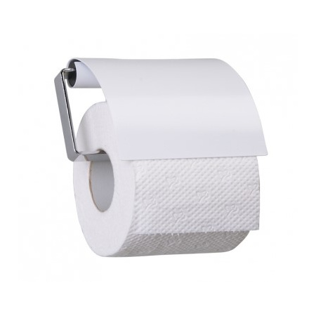 Tiger Pure Uchwyt na papier toaletowy z pokrywką Biały 266610146