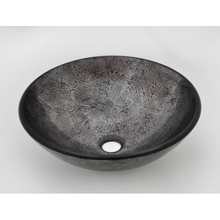 Ceramica Picasa Umywalka Szklana BLACK 42,5x15,00 nablatowa czarna (18560)