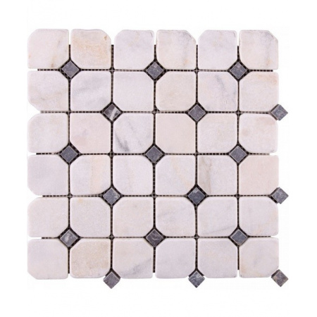 Klink Mozaika marmurowa 30,5x30,5 cm, Carrara Hexagon 99524676