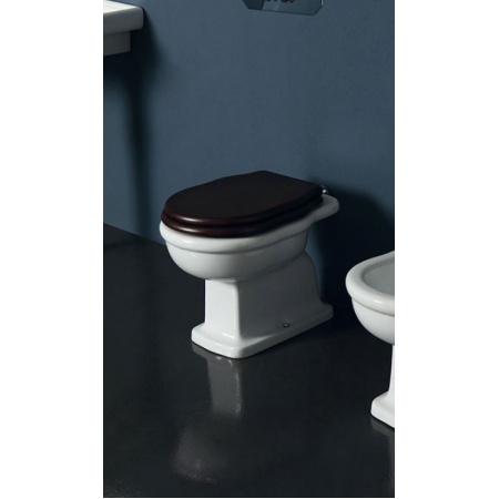 Alice Ceramica Boheme Toaleta WC stojąca 37,5x53,5x39 cm odpływ poziomy, biała 28210101
