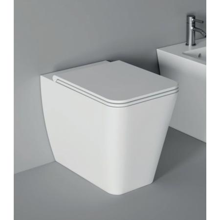 Alice Ceramica Hide Toaleta WC stojąca 55x35 cm bez kołnierza biała 31190101