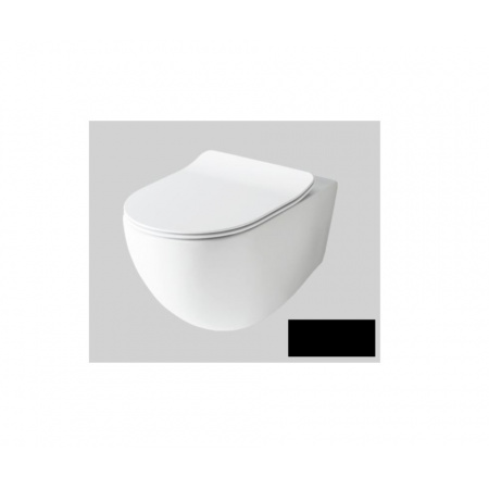 Art Ceram File 2.0 Toaleta WC 53x37 cm bez kołnierza czarny mat FLV00417;00/FLV0041730