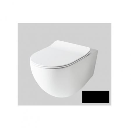Art Ceram File 2.0 Toaleta WC podwieszana 52x36 cm Rimless bez kołnierza, czarna FLV00403;00
