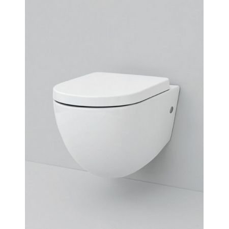 Art Ceram File 2.0 Zestaw Toaleta WC podwieszana 52x36 cm z deską sedesową wolnoopadającą, biały FI30/FLV00101;00+FLA00201