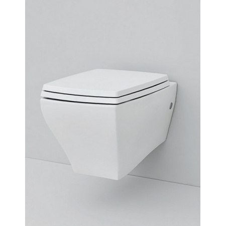 Art Ceram Jazz Zestaw Toaleta WC podwieszana 36x53,5 cm z deską sedesową wolnoopadającą, biały JZV001+JZA006