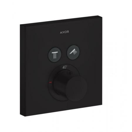 Axor ShowerSolutions Bateria wannowo-prysznicowa podtynkowa termostatyczna czarny mat 36715670