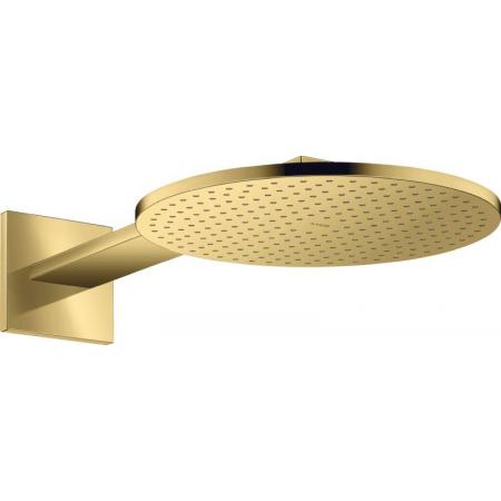 Axor ShowerSolutions Deszczownica 30 cm z ramieniem ściennym złoty optyczny polerowany 35303990