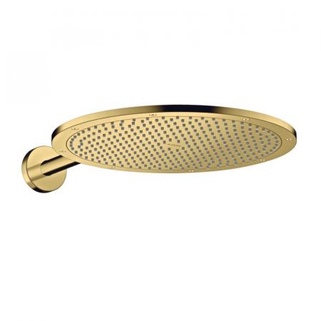 Axor ShowerSolutions Deszczownica 35,5 cm z ramieniem ściennym złoty optyczny polerowany 26034990