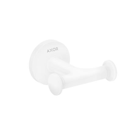 Axor Universal Circular Wieszak na ręcznik podwójny biały mat 42812700
