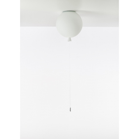 Brokis Memory Lampa sufitowa 25 cm balonik, biała PC878CGC39