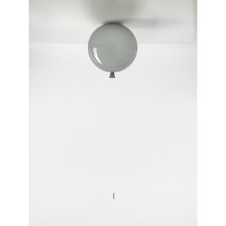 Brokis Memory Lampa sufitowa 30 cm balonik, szara PC877CGC617