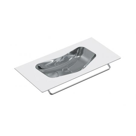 Catalano Edition Umywalka wisząca 100x50 cm biały/srebrny 1100EDBA