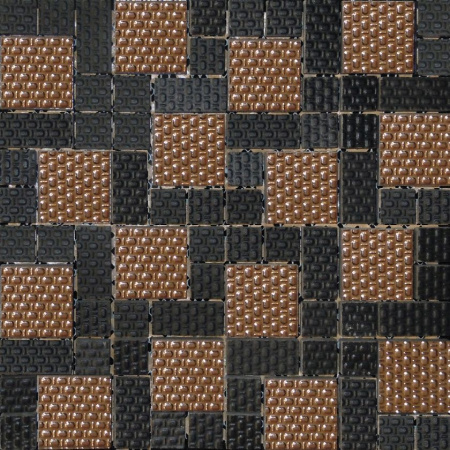 Ceramstic Berbera Mozaika gresowa 30x30 cm, czarna/brązowa MGRS-1574