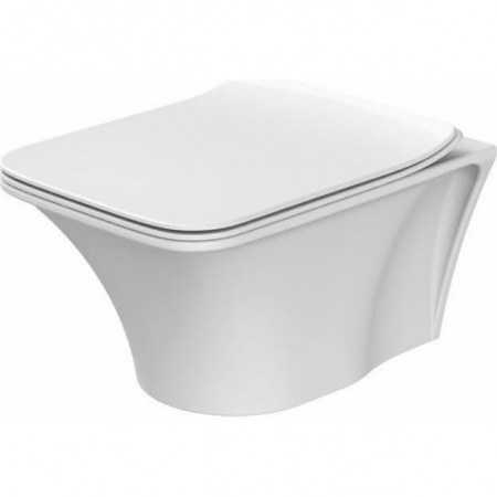 Cerastyle Ibiza Toaleta WC podwieszana 51x37 cm bez kołnierza biała 018900W