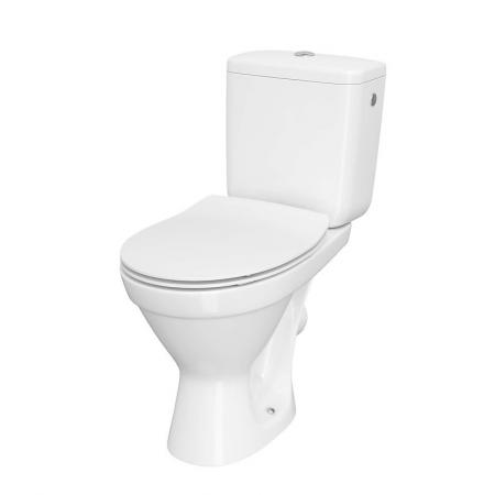 Cersanit Cersania II Toaleta WC kompaktowa 65,5x35,5 cm z deską wolnoopadającą Slim i spłuczką biała K11-2340