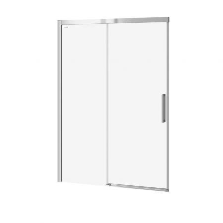 Cersanit Crea Drzwi prysznicowe przesuwne 140x200 cm profile chrom szkło transpartentne CleanPro S159-008