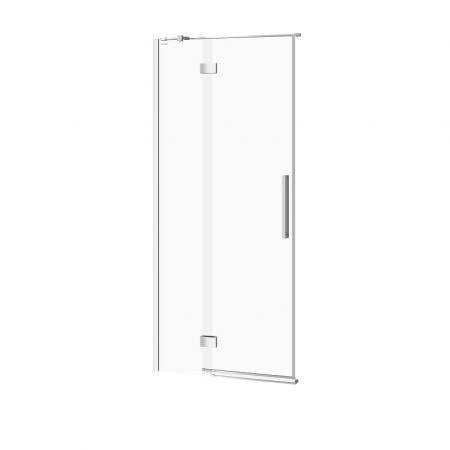 Cersanit Crea Drzwi prysznicowe uchylne lewe 90x200 cm profile chrom szkło transpartentne CleanPro S159-005