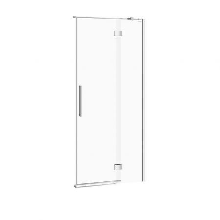 Cersanit Crea Drzwi prysznicowe uchylne prawe 90x200 cm profile chrom szkło transpartentne CleanPro S159-006