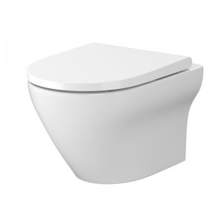 Cersanit Larga Oval Toaleta WC 52x36 cm CleanOn bez kołnierza biała K120-003