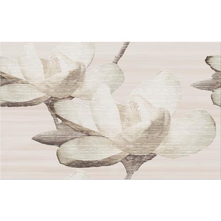 Cersanit Marisol Beige Inserto Flower Płytka ścienna 25x40 cm, beżowa WD956-005