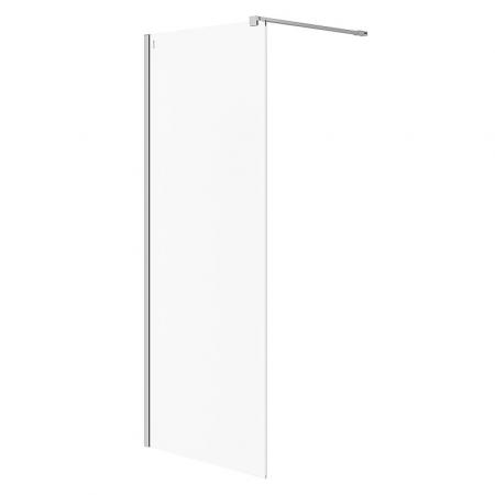 Cersanit Mille Kabina prysznicowa Walk-in 80x200 cm profile chrom szkło transparentne CleanPro S161-005