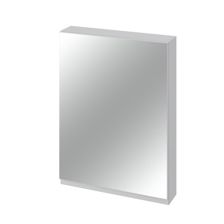 Cersanit Moduo Szafka boczna wisząca 59,5x14,4x80 cm z lustrem, szara S929-017