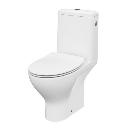 Cersanit Moduo Toaleta WC kompaktowa 64,5x36 cm Cleanon bez kołnierza z deską wolnoopadającą i spłuczką biała K116-029
