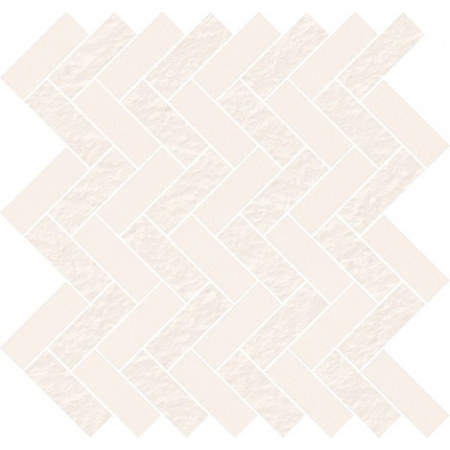 Cersanit White Micro Mosaic Parquet Mix Mozaika ścienna 31,3x33,1 cm, biała OD569-005
