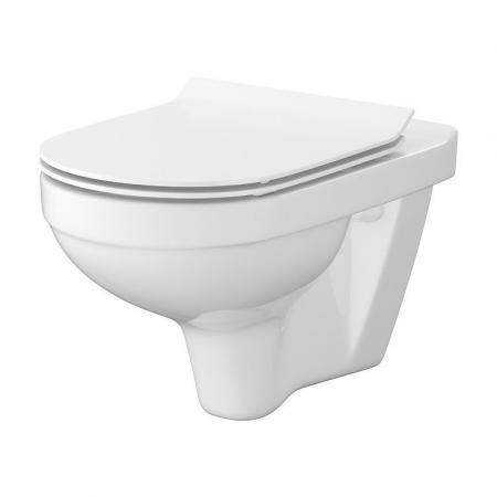 Cersanit Zip Zestaw Toaleta WC 52,5x36 cm + deska wolnoopadająca biała S701-567