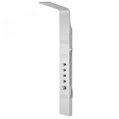 Corsan Panel prysznicowy kaskadowy termostatyczny srebrny A013ATNEWLEDSREBRNY/BL