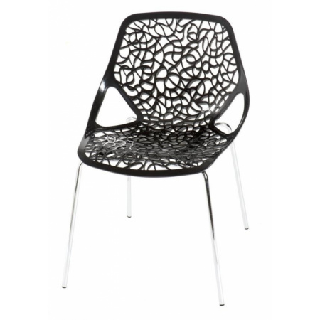D2 Cepelia Krzesło inspirowane Caprice 55x57 cm, czarne 23766