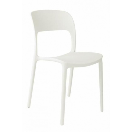 D2 Flexi Krzesło 38,5x43 cm, białe 40536