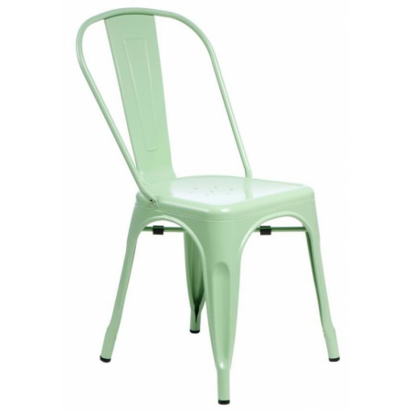 D2 Paris Krzesło inspirowane Tolix 36x35 cm, zielone 41313