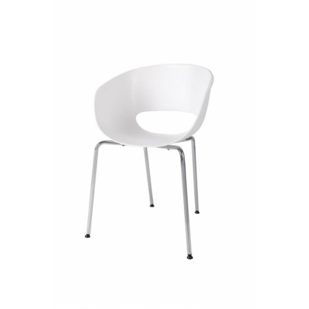 D2 Shell Krzesło 42x50 cm, białe 23588