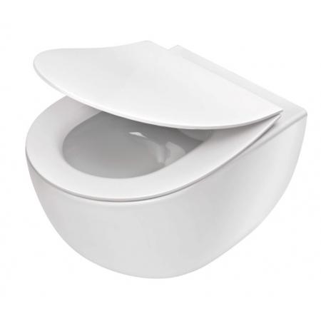 Deante Peonia Zero Zestaw Toaleta WC podwieszana bezkołnierzowa + deska wolnoopadająca biały CDED6ZPW