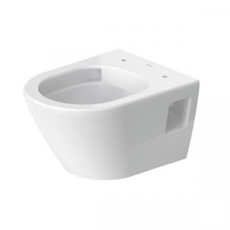 Duravit D-Neo Compact Toaleta WC bez kołnierza krótka biały Alpin z powłoką WonderGliss 25870900001