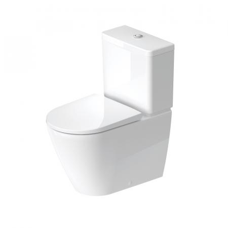 Duravit D-Neo Toaleta WC stojąca 65x37 cm kompaktowa bez kołnierza biały alpin z powłoką WonderGliss 20020900001
