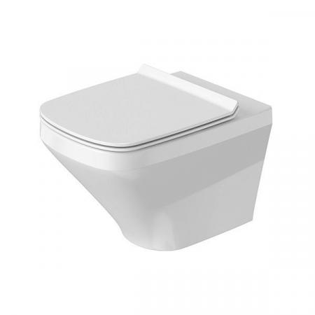 Duravit DuraStyle Zestaw Toaleta WC bez kołnierza z powłoką + deska wolnoopadająca biały Alpin 45510900A11