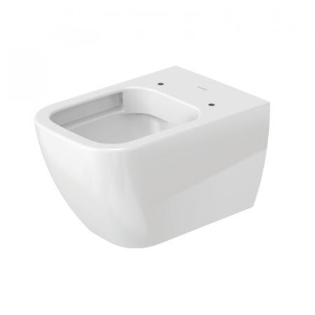 Duravit Happy D.2 Toaleta WC podwieszana 54x36,5 cm Rimless bez kołnierza z powłoką WonderGliss, biała 22220900001