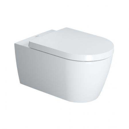 Duravit ME by Starck Miska WC podwieszana Rimless 37x57 cm HygieneGlaze, lejowa, biała 2529092000