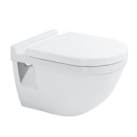 Duravit Starck 3 Miska WC podwieszana 36x54 cm, lejowa, biała z powłoką WonderGliss 22060900001