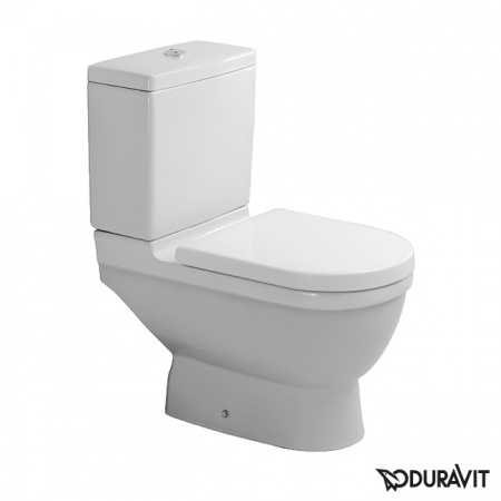Duravit Starck 3 Miska WC stojąca 36x65,5 cm, lejowa, biała z powłoką WonderGliss 01260100001