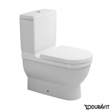 Duravit Starck 3 Miska WC stojąca 36x65,5 cm, lejowa, biała z powłoką WonderGliss 01280900001