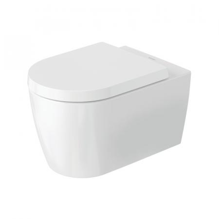 Duravit ME by Starck Toaleta WC 57x37 cm bez kołnierza biały/biały jedwabny mat 2529092600
