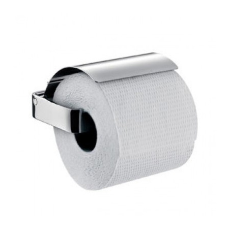 Emco Loft Uchwyt na papier toaletowy z pokrywą 13x13,8x4,1 cm, chrom 050000100